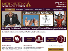 Tablet Screenshot of faithchristianoutreachcenter.org